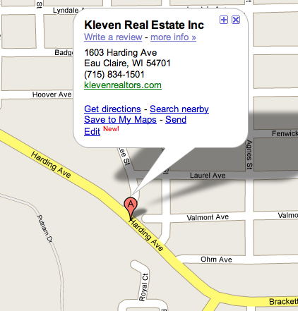 Eau Claire Real Estate Location